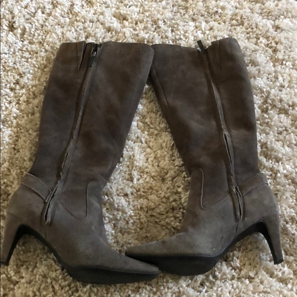 Leather Suede Boots 👢
